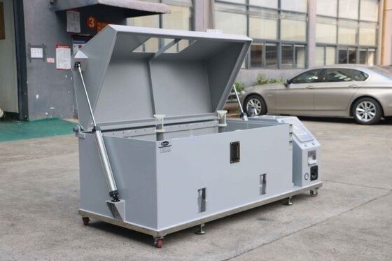 Astm B117 자동 연속 노즐 가속화 노화 소금 스프레이 테스트 기계 바다 소금 안개 부식 저항 테스트