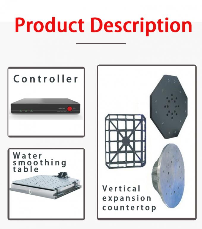 ISO 9001 300 킬로그램 로딩 전기 역동학적 하락 표 진동 시험 장비 1